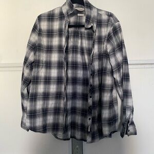 Weatherproof Men's Monochrome Plaid Button Down Shirt